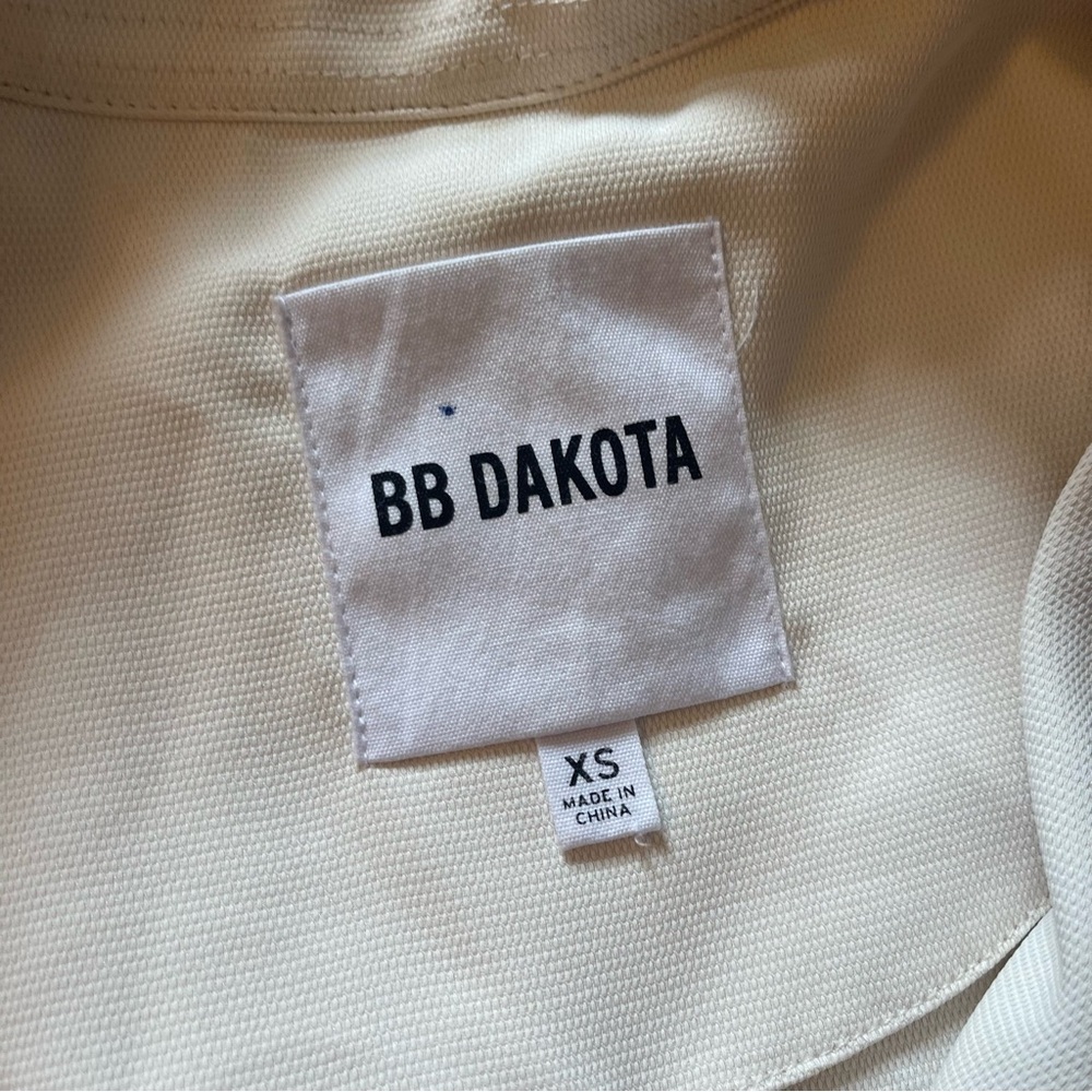 BB Dekota long jacket size xsmall cream color - Picture 3 of 10
